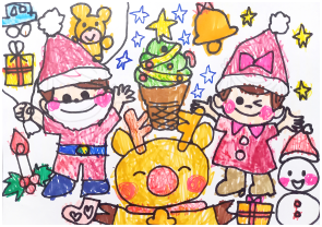 クリスマスツリーのソフトクリーム"