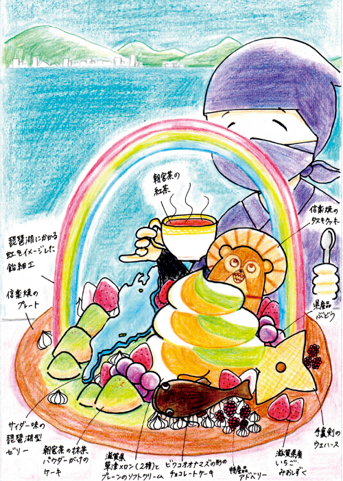 滋賀のスイーツソフトプレート