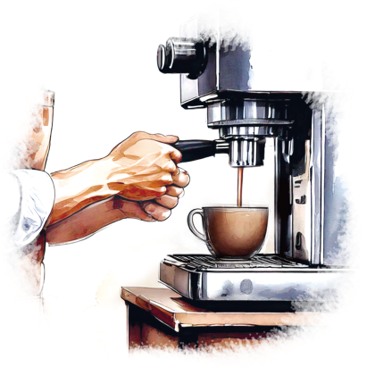 濃厚な味がぎゅっと凝縮されたエスプレッソ