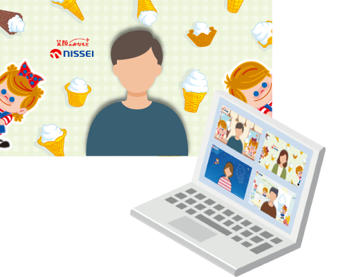 �o�[�`�����w�i