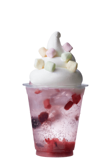 ミックスベリーフロート