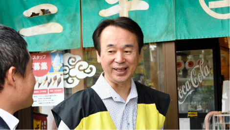 �u���ƌ����Ă�������ς��Ȃ��A�������肳��₩�ł��v�ƌ��l�c����B