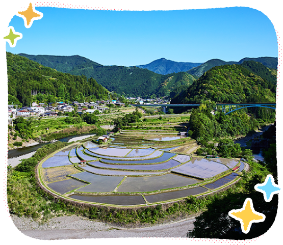 ���炬���̌i�F